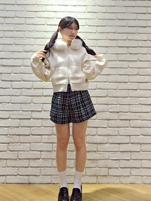 セール】ツイードショートパンツ(セットアップ対応)（その他パンツ