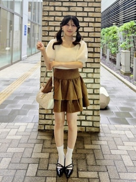 「INGNI（イング）のアイテム」を使った、0shioris2さん（レディース・151cm）の秋コーディネート
