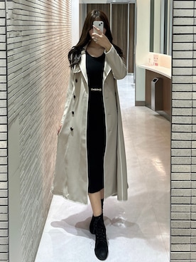 「RESEXXY（リゼクシー）のアイテム（ジャケット/アウター）」を使った、nanamiさん（レディース・166cm）の冬コーディネート