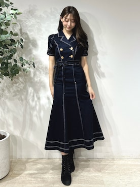 「マーメイド」｜nanamiさん（レディース・166cm）の春コーディネート