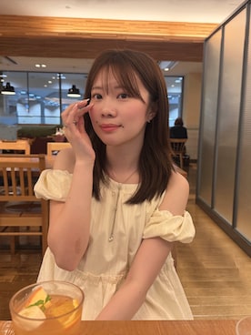 「ampm（エーエムピーエム）のアイテム」を使った、夢羽さん（レディース・155cm）の夏コーディネート