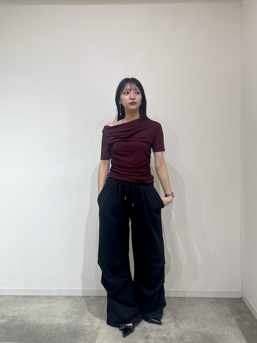 セール】【led.tokyo】ONE SHOULDER TOPS/ワンショルダー