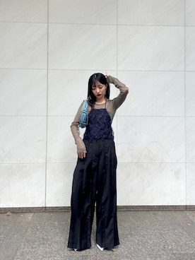 「ANDERSSON BELL（アンダースンベル）のアイテム」を使った、MINAさん（レディース・163cm）の秋コーディネート