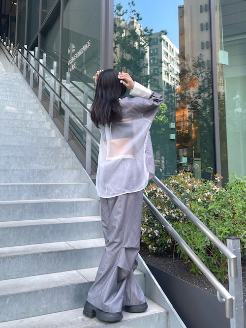 セール】【led.tokyo】LAYERED TUCK PANTS/レイヤードタック