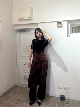 「着回しコーデ」｜MINAさん（レディース・163cm）の夏コーディネート