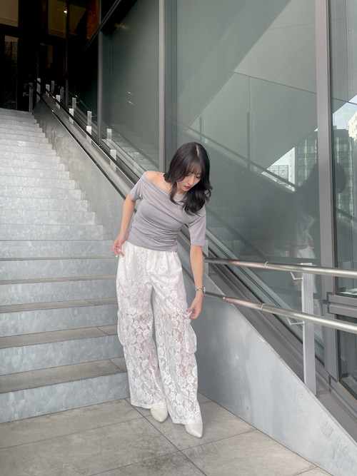 セール】【led.tokyo】POCKET LACE PANTS/ポケットレースパンツ