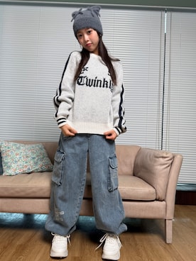 PINK-latteさん（キッズ・151cm）の秋コーディネート