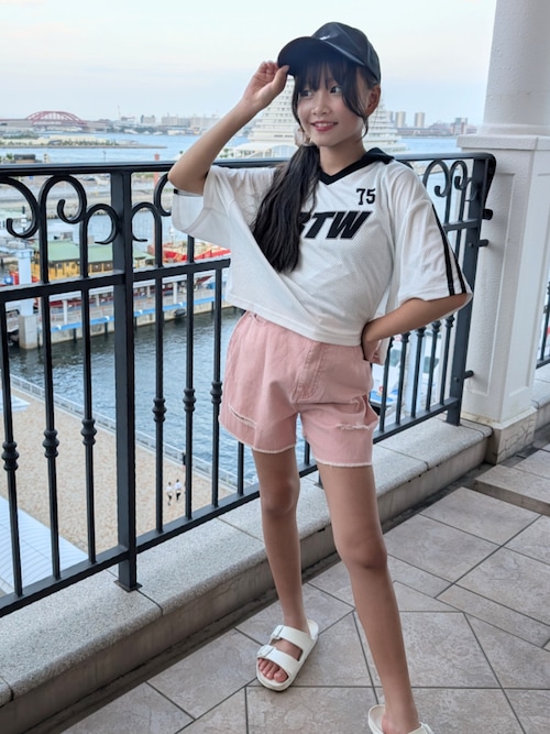 【セットアイテム】衿付きVネックメッシュT＋タンクセット