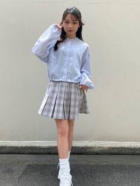 「アイテム（ブルゾン）」を使った、PINK-latteさん（キッズ・153cm）の夏コーディネート