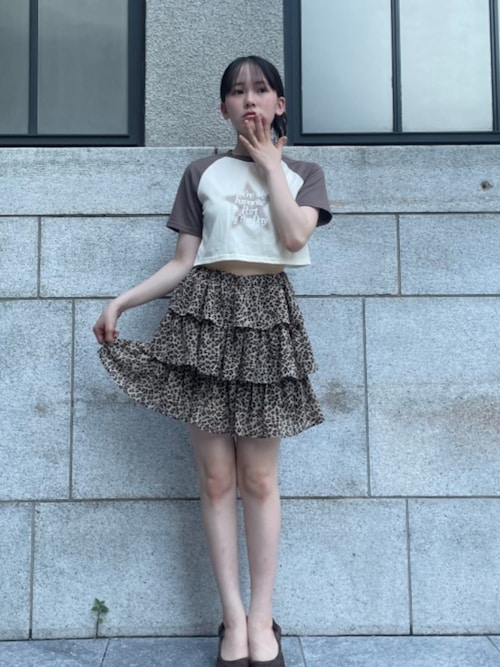 スプレー星ラグランTシャツ