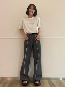 「アイテム（パンツ）」を使った、PINK-latteさん（キッズ・155cm）の夏コーディネート