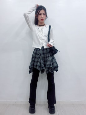 PINK-latteさん（キッズ・152cm）の秋コーディネート