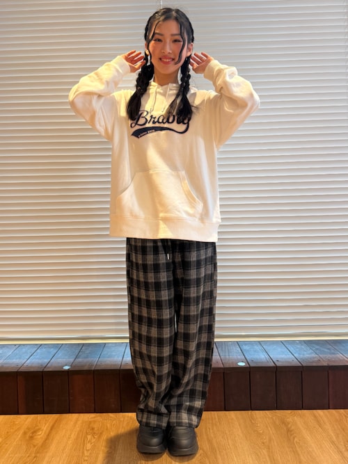 サテンアップリケBIGパーカー