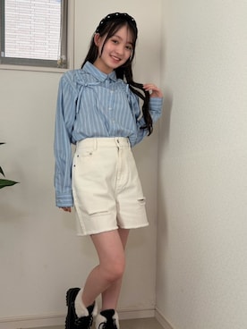 PINK-latteさん（キッズ・154cm）の秋コーディネート