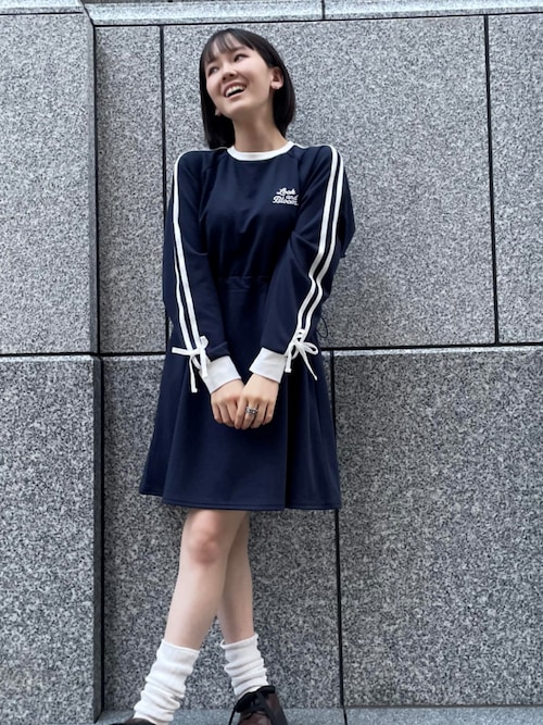 セール】ポンチドロストワンピース（ワンピース）｜PINK-latte