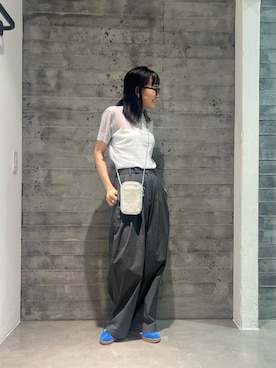 「LAPUIS（ラピュイ）のアイテム（アクセサリー）」を使った、鈴木(Suzuki)さん（レディース・153cm）の夏コーディネート