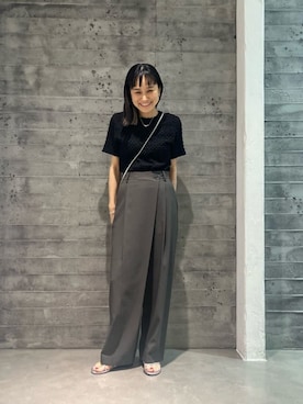 「LAPUIS（ラピュイ）のアイテム（アクセサリー）」を使った、鈴木(Suzuki)さん（レディース・153cm）の夏コーディネート