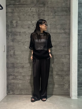 「LAPUIS（ラピュイ）のアイテム（アクセサリー）」を使った、鈴木(Suzuki)さん（レディース・153cm）の夏コーディネート