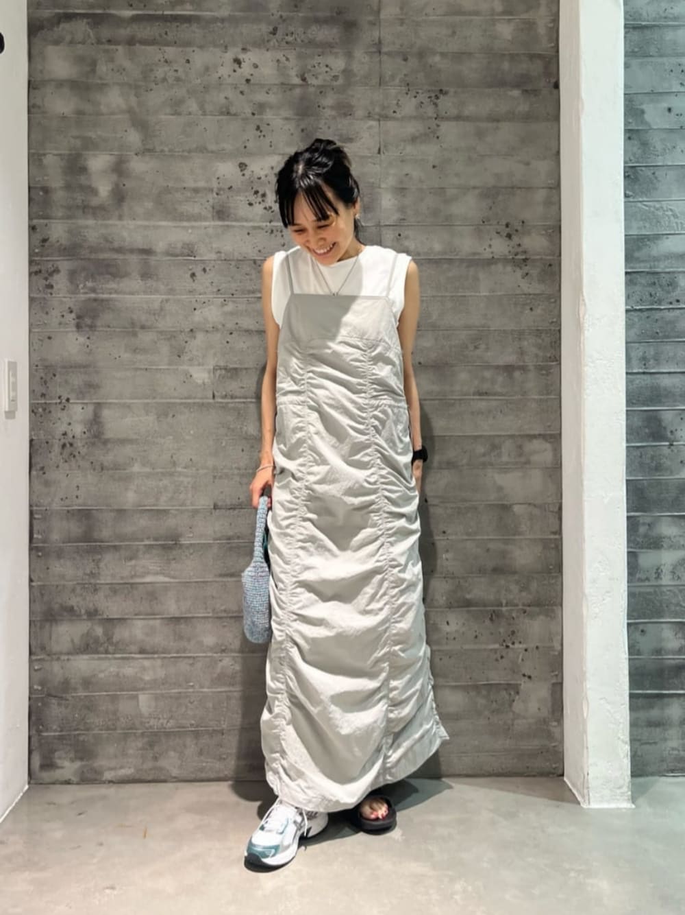 BEAUTY&YOUTH UNITED ARROWS（ビューティーアンドユースユナイテッドアローズ）の「ナイロンヴィンテージ ドローストキャミワンピース （ワンピース）」 - WEAR