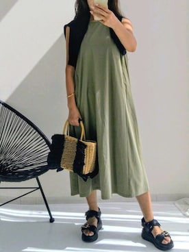 naruさん（レディース・163cm）の夏コーディネート