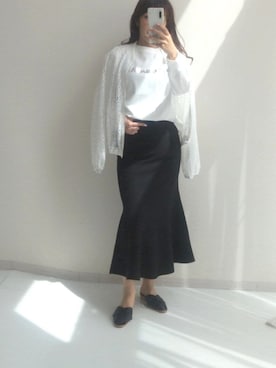 「スタッフ」｜naruさん（レディース・163cm）の春コーディネート