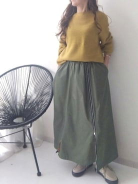 「nissen（ニッセン）のアイテム」を使った、naruさん（レディース・163cm）の秋コーディネート