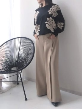 「nissen（ニッセン）のアイテム」を使った、naruさん（レディース・163cm）の秋コーディネート