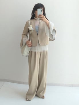 「Callarus（カラルス）のアイテム」を使った、naruさん（レディース・163cm）の春コーディネート