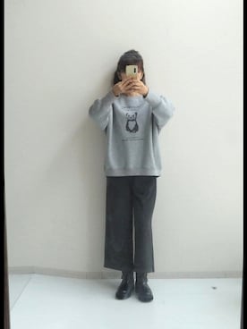 「nissen（ニッセン）のアイテム」を使った、naruさん（レディース・163cm）の秋コーディネート