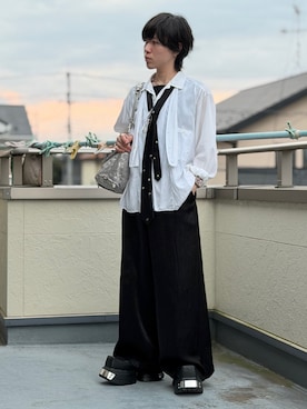 「アイテム（フォーマルスーツ/小物）」を使った、Rin/りん161cmさん（メンズ・161cm）の秋コーディネート