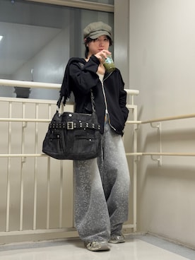 「GLOBAL WORK（グローバルワーク）のアイテム」を使った、Rin/りん161cmさん（メンズ・161cm）の秋コーディネート