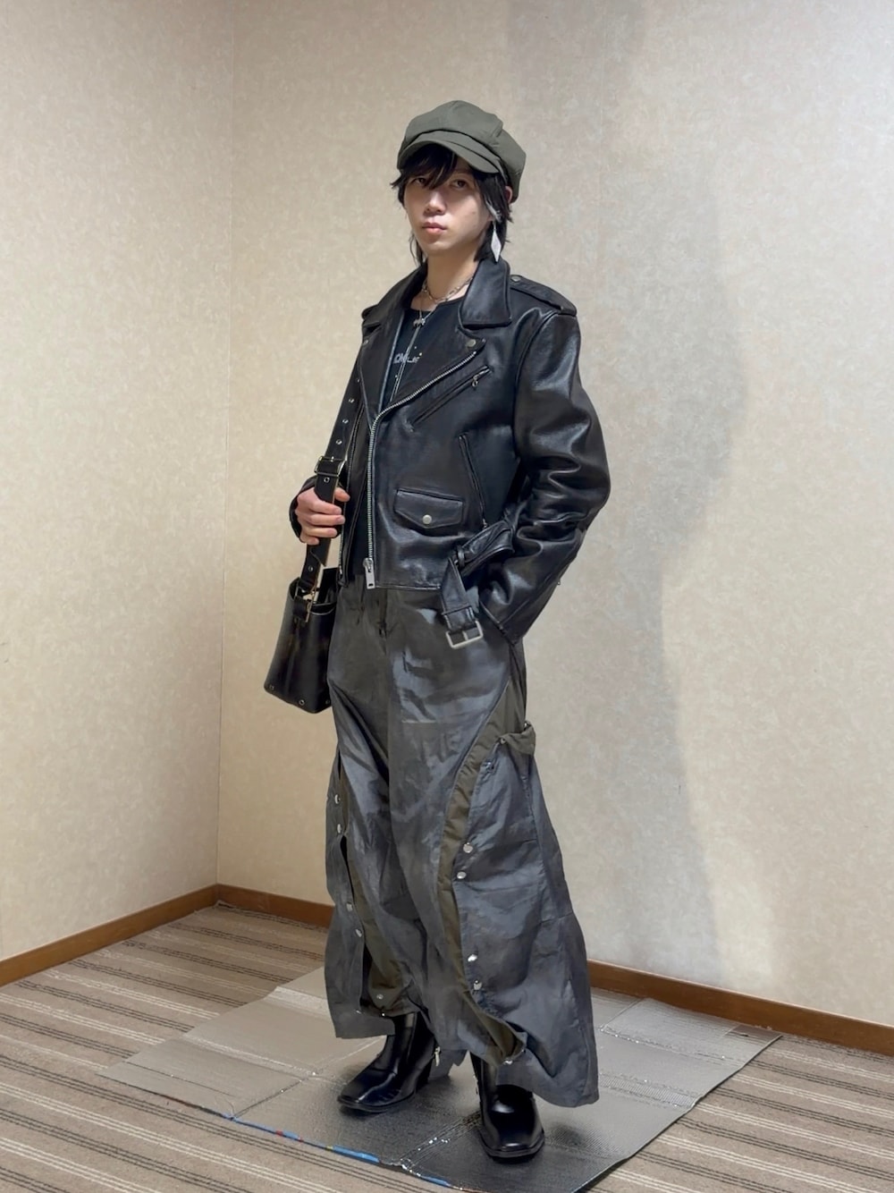 GRANCY（グランシー）の「【GRANCY】Button Layered Design Nylon