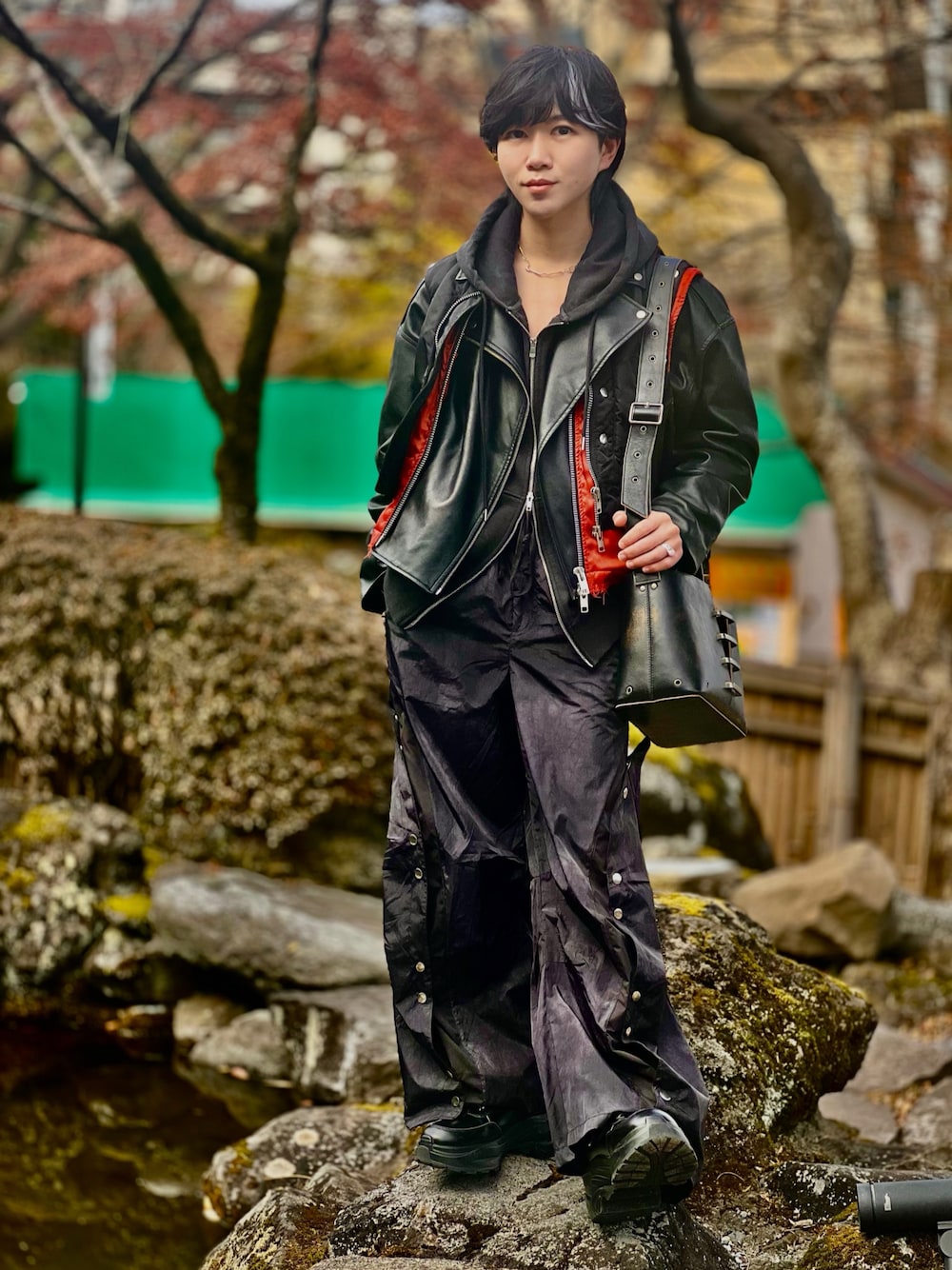 【CLEL】ヴィンテージデザイン ショート MA-1ブルゾン　ブラック CLEL ヴィンテージ デザイン ショートMA-1ブルゾン ブラック S