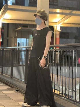 「アイテム（ウォレットチェーン）」を使った、りん/160cmコーデさん（メンズ・161cm・20代）の夏コーディネート