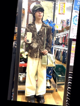 「アイテム（ネックレス）」を使った、りん/161cmコーデさん（メンズ・161cm）の秋コーディネート