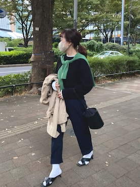 「FADGE」｜chinoさん（レディース・155cm）の秋コーディネート