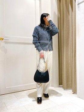 「ドットパンツ」｜813さん（レディース・149cm）の秋コーディネート