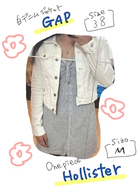 「Abercrombie&Fitch（アバークロンビーアンドフィッチ）のアイテム（ワンピース/ドレス）」を使った、24K🫣さん（レディース・163cm）の秋コーディネート