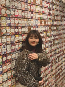 「NOISE MAKER（ノイズメーカー）のアイテム（ジャケット/アウター）」を使った、hinacoさん（レディース・157cm）の秋コーディネート