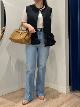 「アイテム（ベスト）」を使った、nolnaomiさん（レディース・150cm）の秋コーディネート