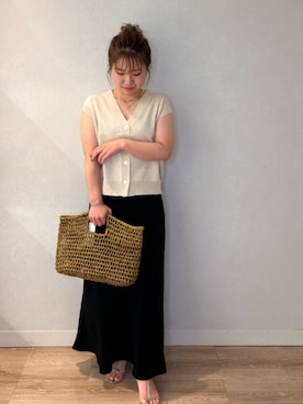 「アイテム（ベスト）」を使った、nolnaomiさん（レディース・150cm・30代）の夏コーディネート
