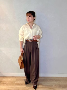 「NOLLEY’S（ノーリーズ）のアイテム」を使った、nolnaomiさん（骨格ストレート・レディース・150cm）の夏コーディネート