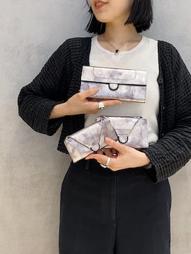 「ヒロコハヤシ」｜「アイテム（アクセサリー）」を使った、um_hhさん（レディース・161cm）の夏コーディネート