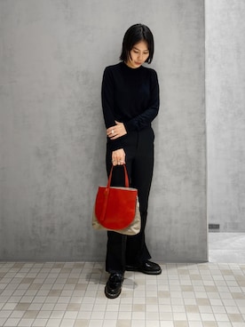「ヒロコハヤシ」｜「アイテム（アクセサリー）」を使った、um_hhさん（レディース・161cm）の秋コーディネート