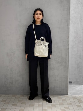「ヒロコハヤシ」｜「アイテム（アクセサリー）」を使った、um_hhさん（レディース・161cm）の春コーディネート