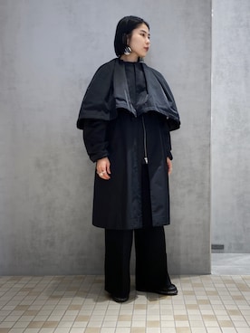 「シック」｜「アイテム（ジャケット/アウター）」を使った、um_hhさん（レディース・161cm）の秋コーディネート