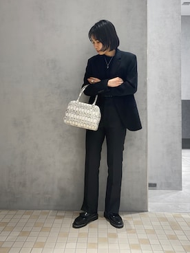 「ヒロコハヤシ」｜「アイテム（アクセサリー）」を使った、um_hhさん（レディース・161cm）の秋コーディネート