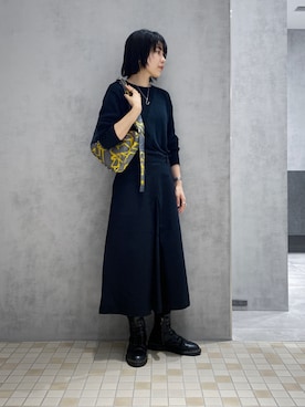 「ヒロコハヤシ」｜「アイテム（アクセサリー）」を使った、um_hhさん（レディース・161cm）の秋コーディネート