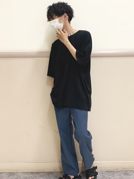 「LEANN（リーン）のアイテム」を使った、shun210701さん（メンズ・173cm）の夏コーディネート