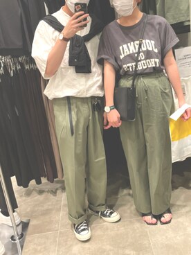「ジーユーコーデ」｜「アイテム（アナログ腕時計）」を使った、05shiori2228さん（レディース・161cm）の秋コーディネート